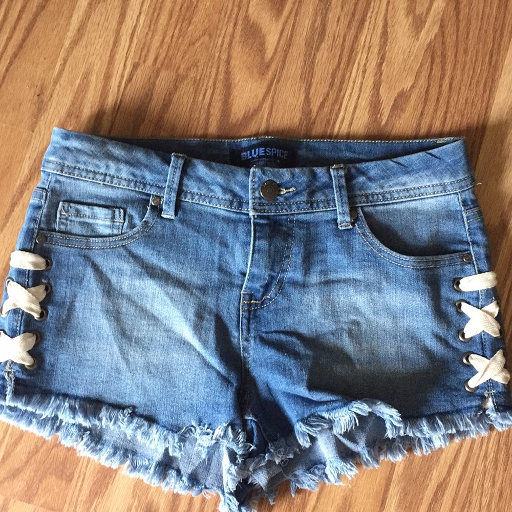 Pair of blue jean shorts. Size 7/8